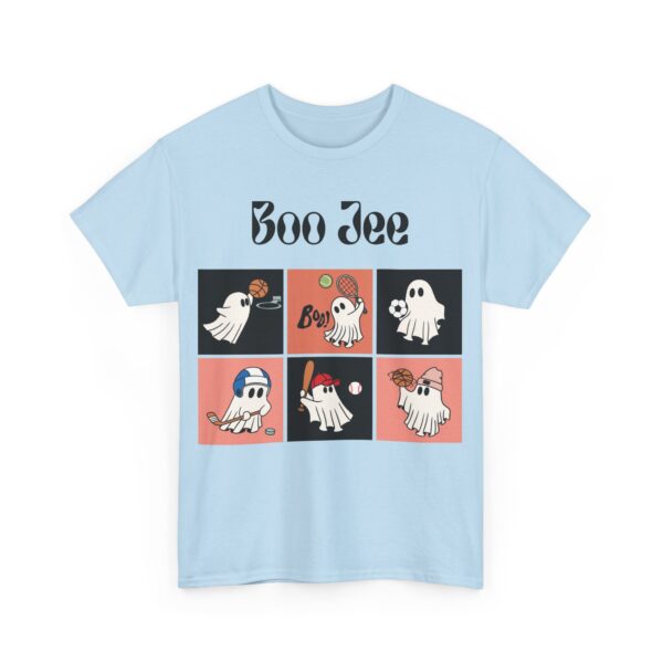 Boo Shirt, Comfy Heavy Cotton Tee for Halloween Celebrations, Ideal Gift for Spooky Vibes Enthusiasts - Image 3