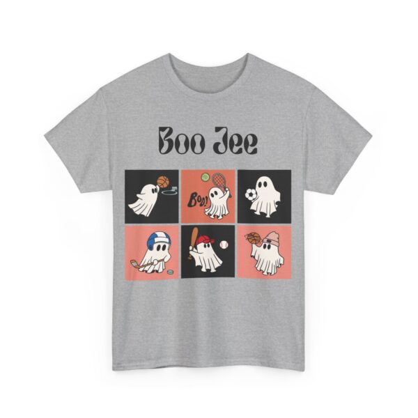 Boo Shirt, Comfy Heavy Cotton Tee for Halloween Celebrations, Ideal Gift for Spooky Vibes Enthusiasts - Image 10