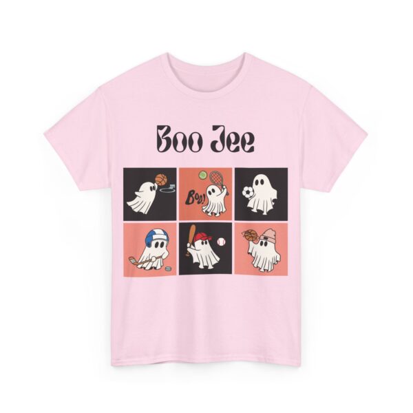 Boo Shirt, Comfy Heavy Cotton Tee for Halloween Celebrations, Ideal Gift for Spooky Vibes Enthusiasts - Image 8