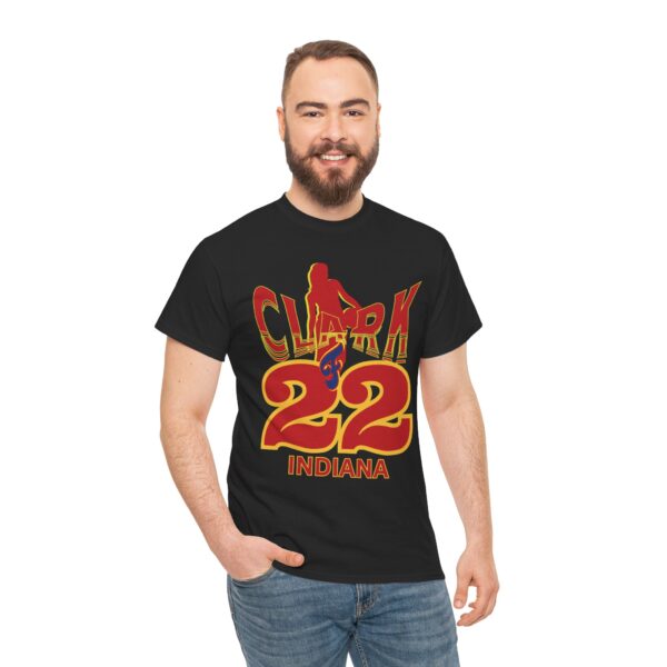 Clark 22 Jersey Shirt Women's Basketball Unisex T-shirt Adult Retro Indiana Fan Tee, Caitlin Clark Tee Shirt, Caitlin Clark Fever Basketball Shirt, Caitlin Clark Indiana Fan shirt, Clark Fever 22 Jersey Shirt - Image 11