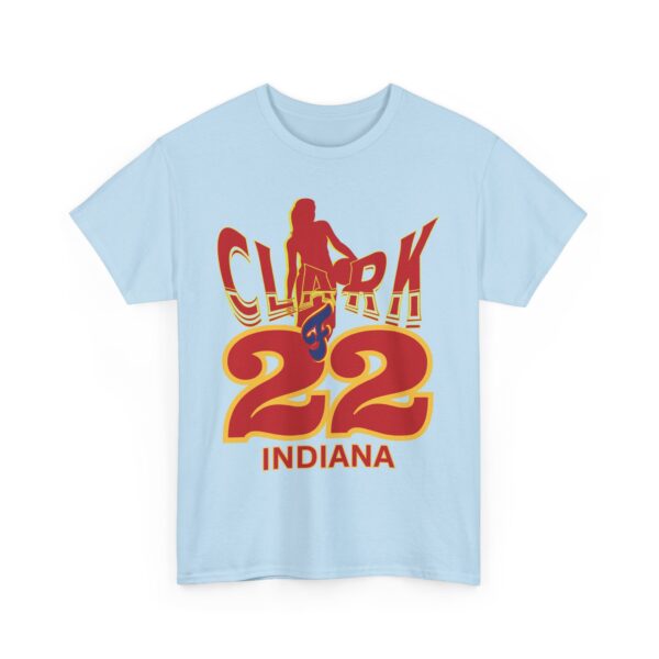 Clark 22 Jersey Shirt Women's Basketball Unisex T-shirt Adult Retro Indiana Fan Tee, Caitlin Clark Tee Shirt, Caitlin Clark Fever Basketball Shirt, Caitlin Clark Indiana Fan shirt, Clark Fever 22 Jersey Shirt - Image 3