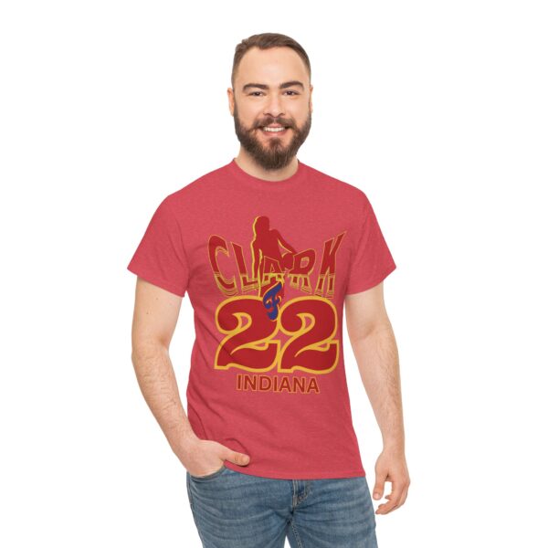 Clark 22 Jersey Shirt Women's Basketball Unisex T-shirt Adult Retro Indiana Fan Tee, Caitlin Clark Tee Shirt, Caitlin Clark Fever Basketball Shirt, Caitlin Clark Indiana Fan shirt, Clark Fever 22 Jersey Shirt - Image 8