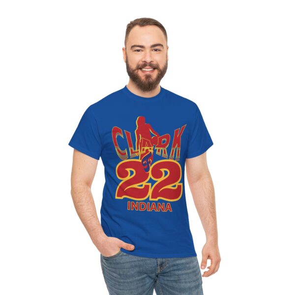 Clark 22 Jersey Shirt Women's Basketball Unisex T-shirt Adult Retro Indiana Fan Tee, Caitlin Clark Tee Shirt, Caitlin Clark Fever Basketball Shirt, Caitlin Clark Indiana Fan shirt, Clark Fever 22 Jersey Shirt - Image 13