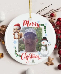 Personalize Ceramic Ornament, 4 Shapes, Photo Ornament