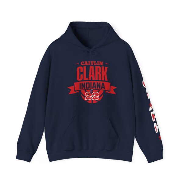 Caitlin Clark Hooded Sweatshirt, Caitlin Clark 22 Indiana Hoodie, Caitlin Clark Basketball Hoodie, Caitlin Clark 22 Unisex Hoodie Sweater - Image 9