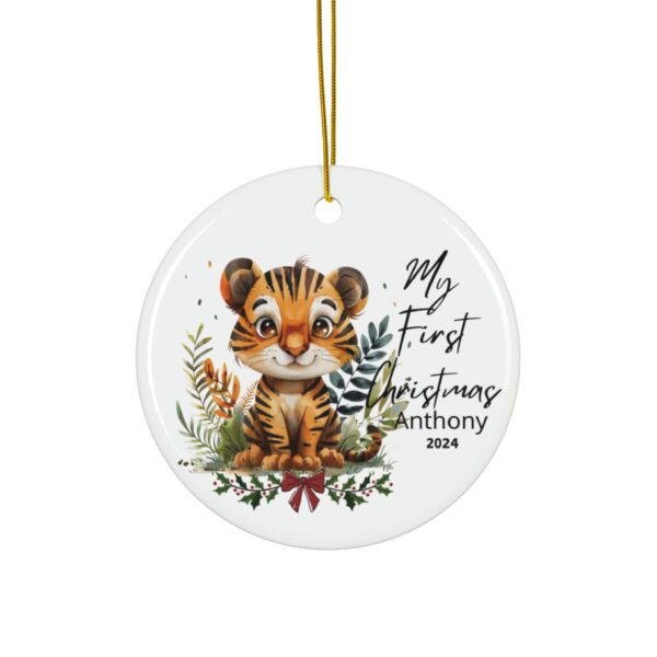 Tiger Ceramic Ornament