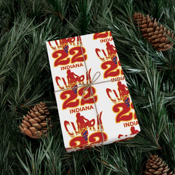 Caitlin Clark 22 Wrapping Paper, Basketball Caitlin Wrap, Women's Basketball, From the logo Wrap Paper, Caitlin Clark 22, Gift Wrap Papers - Image 2