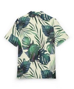 Alternative view of Exotic Tropical Plants Unisex Hawaiian Shirt, Fashion Men's Hawaiian Shirt, Bachelor Party Shirts, Hawaii Party Shirt, Hawaiian Shirt Women