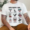 God Says I Am Shirt, Cowboy Shirt, Western Shirt, 4th Of July Shirt, Western Shirt, Patriotic Shirt, American Shirt, God Bless America Shirt, Awakened Patriot, Republican Shirt, Conservative Shirt,