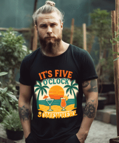 It's Five o'clock somewhere shirt, Vacation Outfits | Beach Garment | Summer Shirts