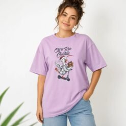 Christmas Goose Scooter T-Shirt — "Out to Ruin Christmas" Holiday Tee